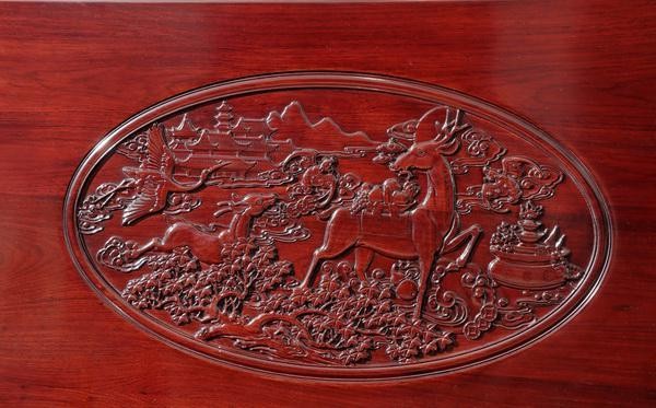 李忠信红木《一路福星沙发》 :家有福星伴,一路载丰年