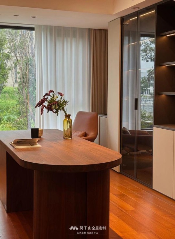 湖州·西山宸院 | 莫干山高定木作,与自然共栖,筑就诗意书房