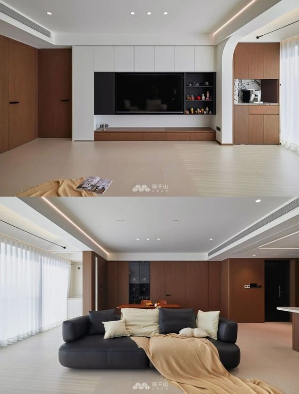 案例分享丨143㎡意式极简风全屋定制,精致而优雅的高级感生活范本!