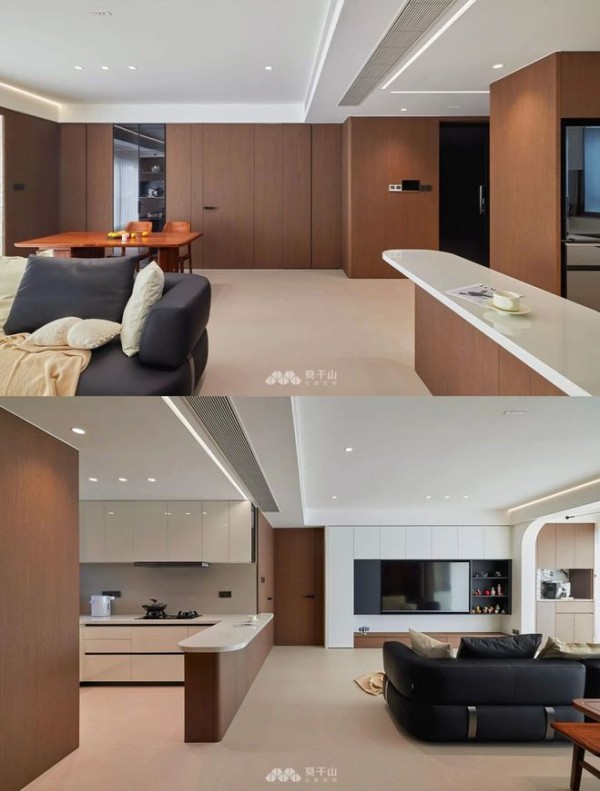 案例分享丨143㎡意式极简风全屋定制,精致而优雅的高级感生活范本!