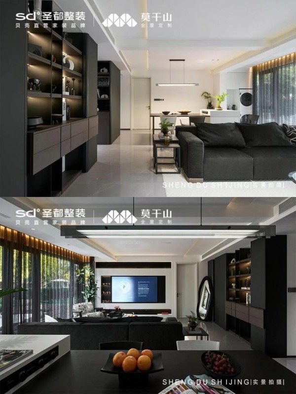 温州永宁春晖现代简奢风案例:空间美学的优雅演绎