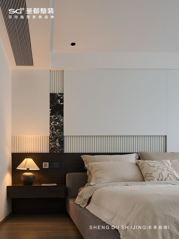 温州永宁春晖现代简奢风案例:空间美学的优雅演绎