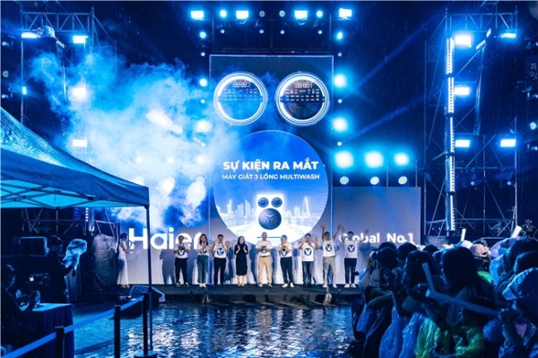 海尔越南发布三筒洗衣机填补当地空白