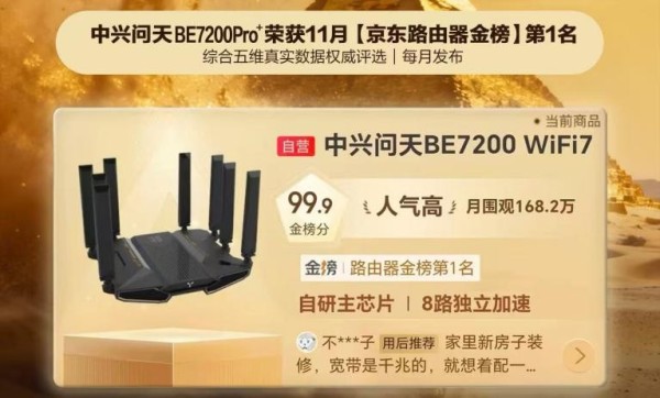 金榜加冕再拓疆，中兴智慧家庭路由、摄像头全生态布局提速
