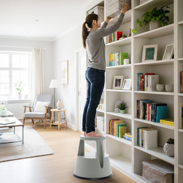 是家用登高梯也是小坐凳，SANWA山业梯凳解决生活小难题！