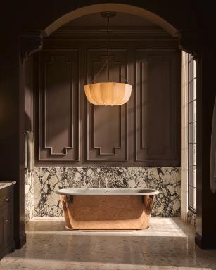 Kohler x Flamingo Estate Bathhouse installation at Milan Design Week 2026