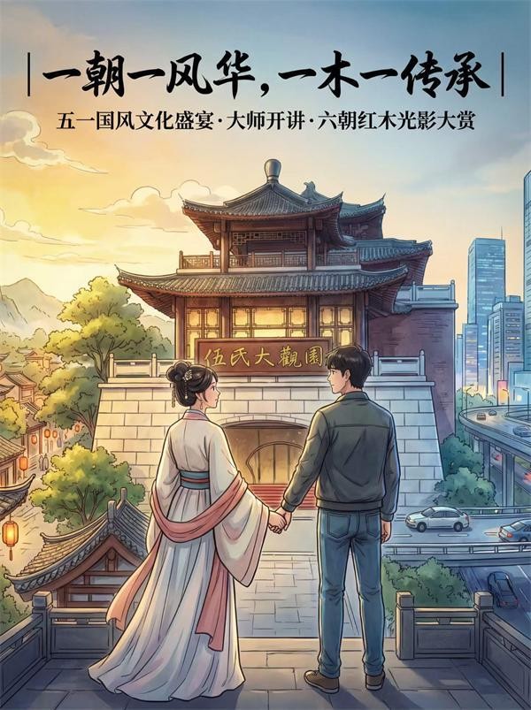 重磅预告 | 六朝光影，大师开讲！伍氏大观园“五一”邀您共赴国风盛宴