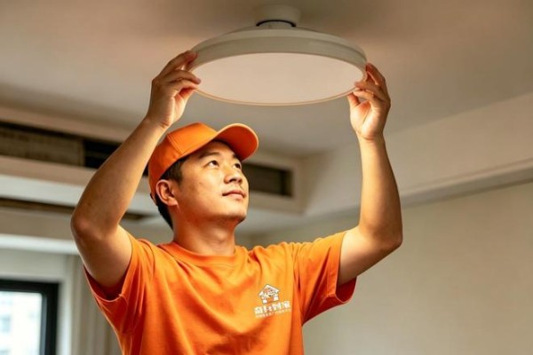 同行还在打电话找师傅,中山灯具商用奇兵到家已经稳稳接单